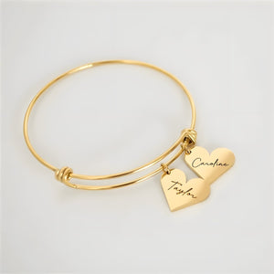 Bracelet Personnalisé | Cœurs Chéris