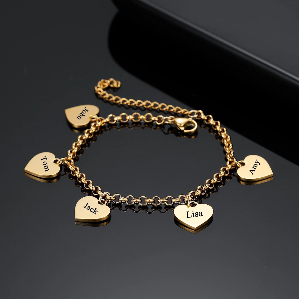 Bracelet Personnalisé | Lien des Cœurs