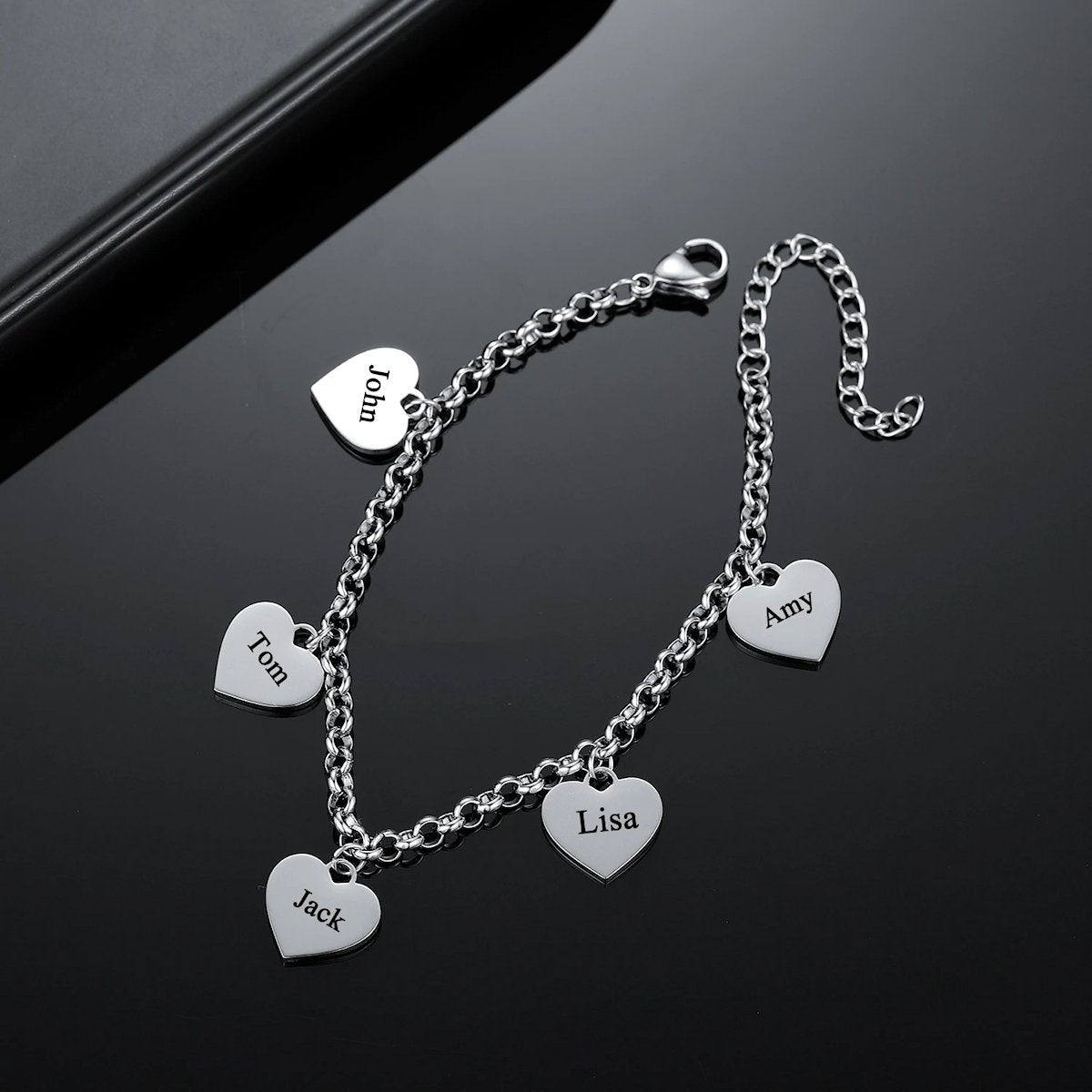 Bracelet Personnalisé | Lien des Cœurs