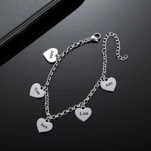 Bracelet Personnalisé | Lien des Cœurs