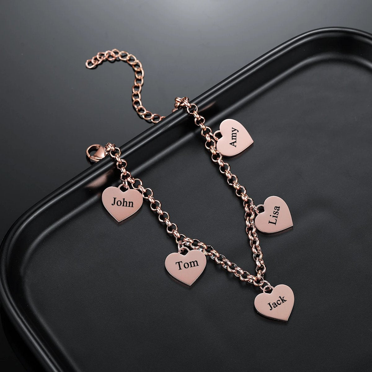 Bracelet Personnalisé | Lien des Cœurs