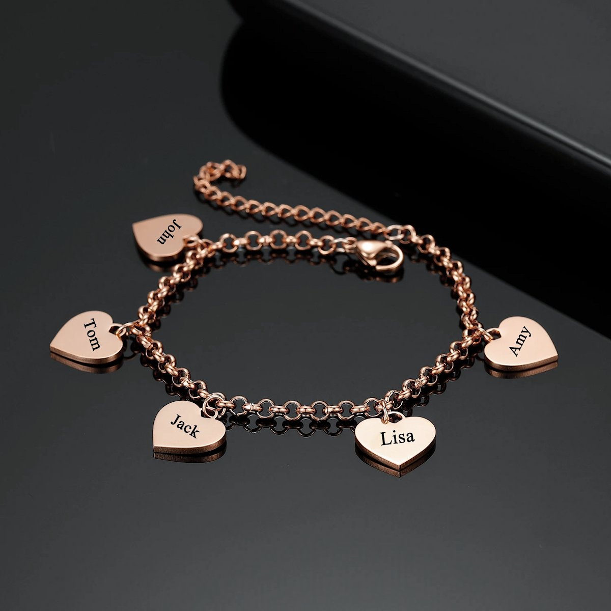 Bracelet Personnalisé | Lien des Cœurs