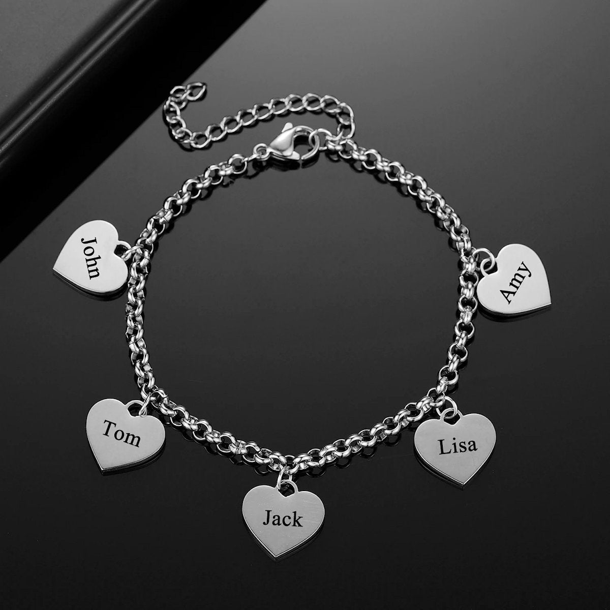 Bracelet Personnalisé | Lien des Cœurs