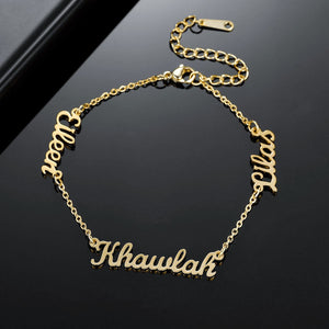 Bracelet Personnalisé | Prénoms Liés