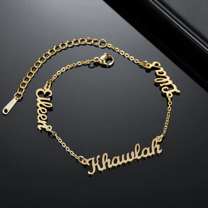 Bracelet Personnalisé | Prénoms Liés