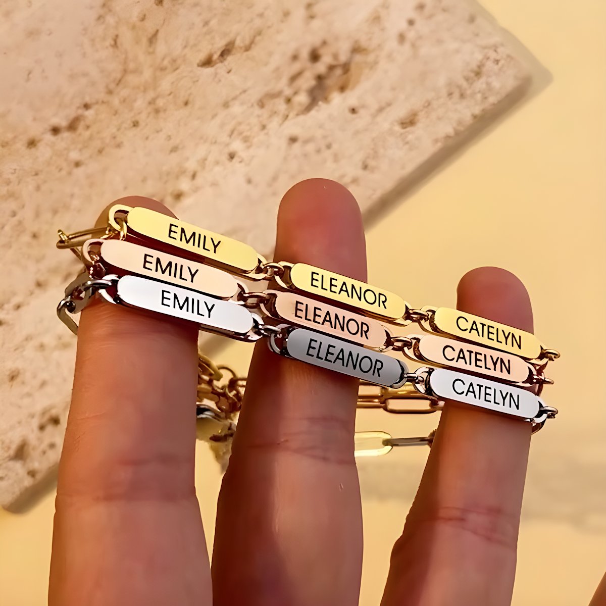 Bracelet Personnalisé | Trésor Gravé