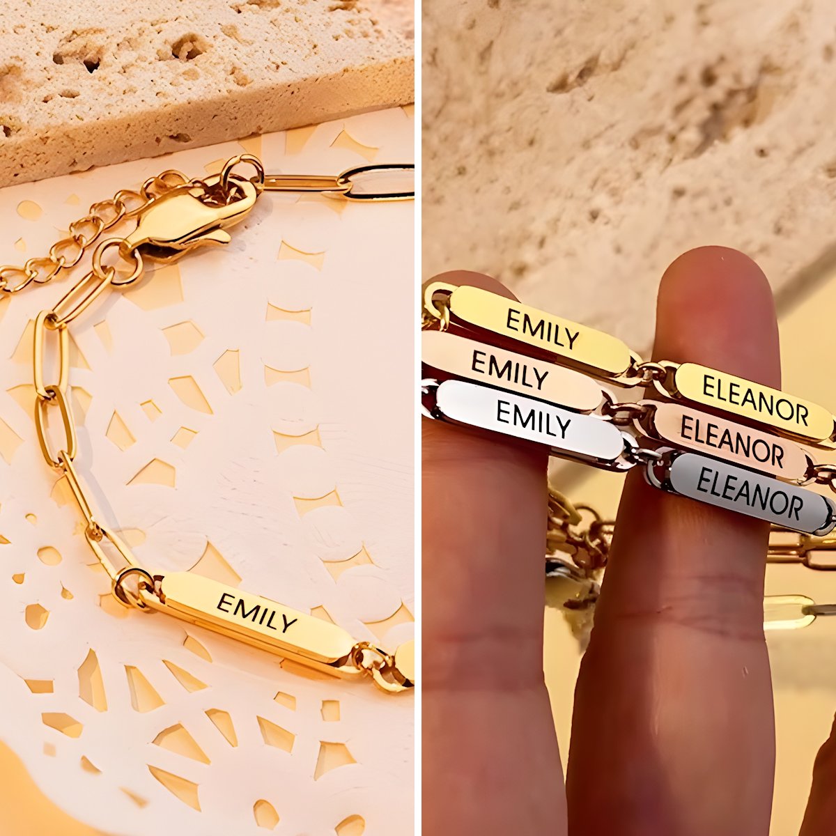Bracelet Personnalisé | Trésor Gravé