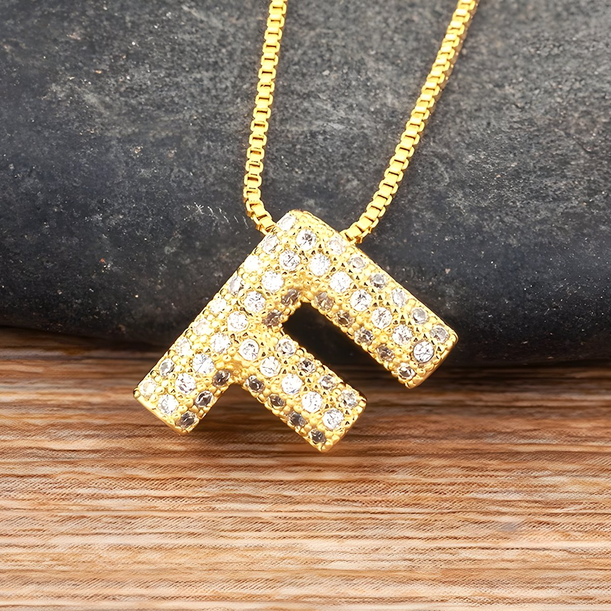 Collier Initiale | Pendentif Précieux