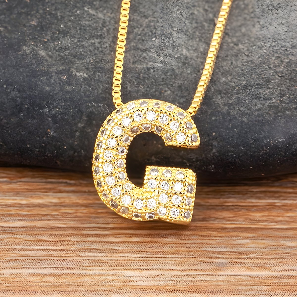 Collier Initiale | Pendentif Précieux