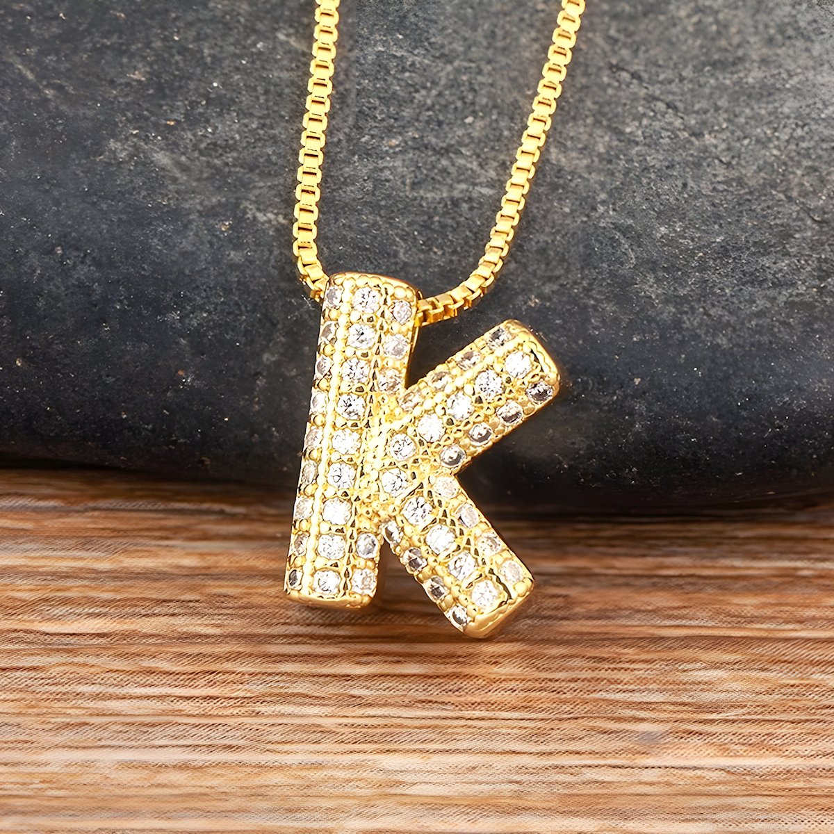 Collier Initiale | Pendentif Précieux