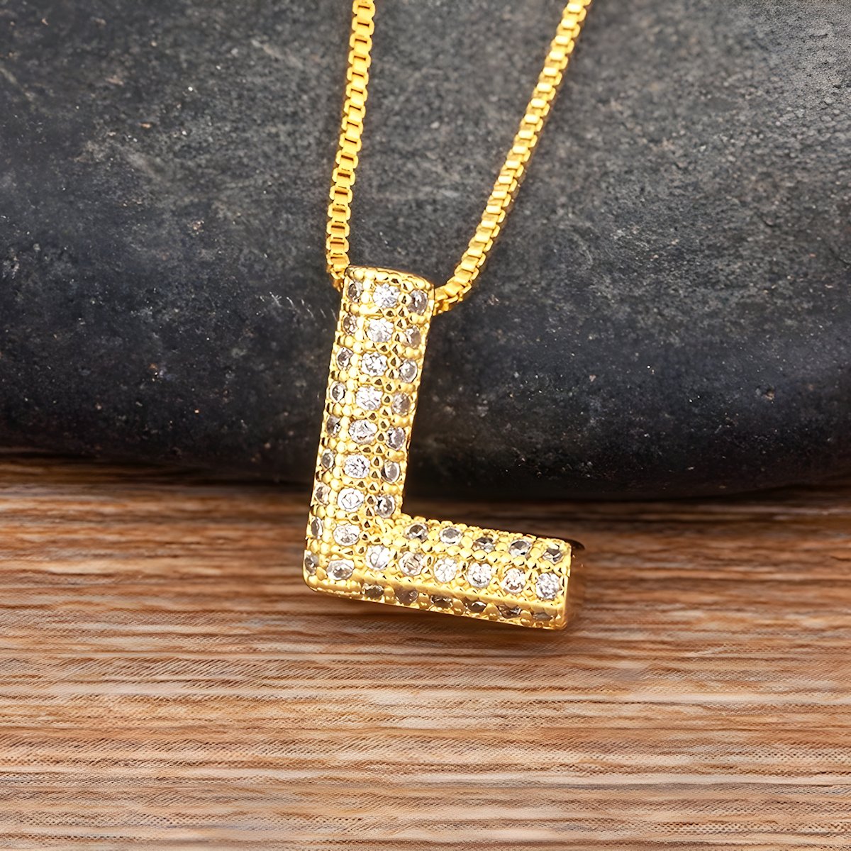 Collier Initiale | Pendentif Précieux