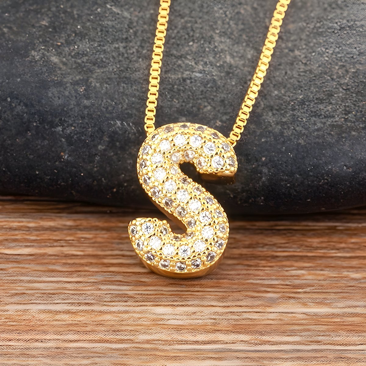Collier Initiale | Pendentif Précieux