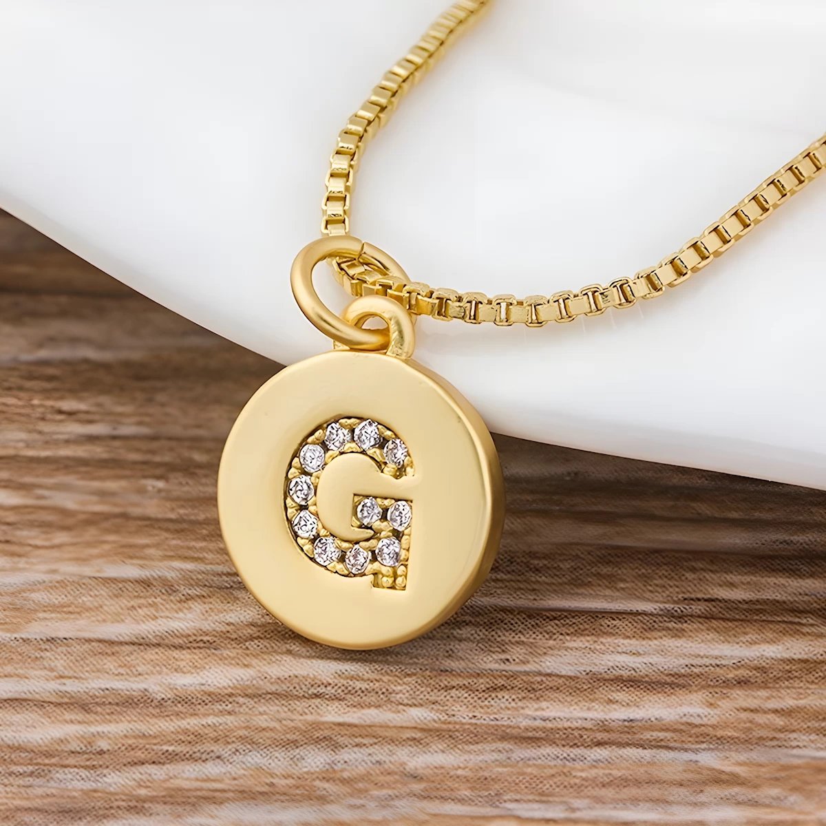 Collier Initiale | Signature Enveloppée