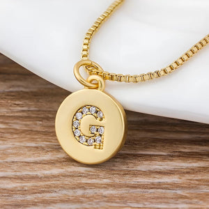 Collier Initiale | Signature Enveloppée