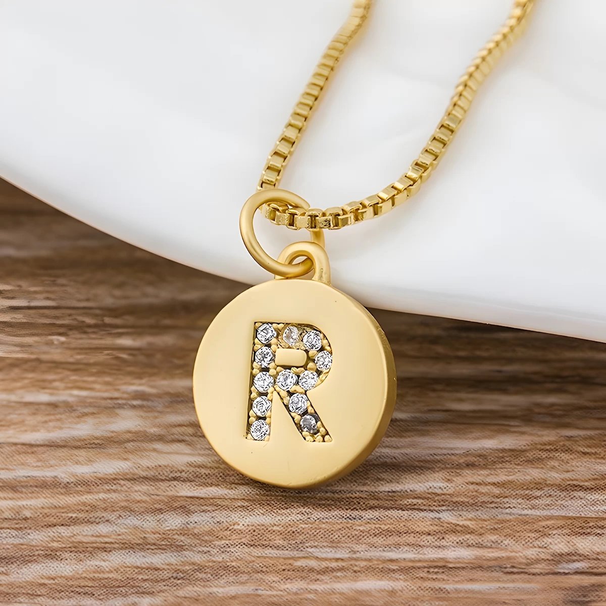 Collier Initiale | Signature Enveloppée