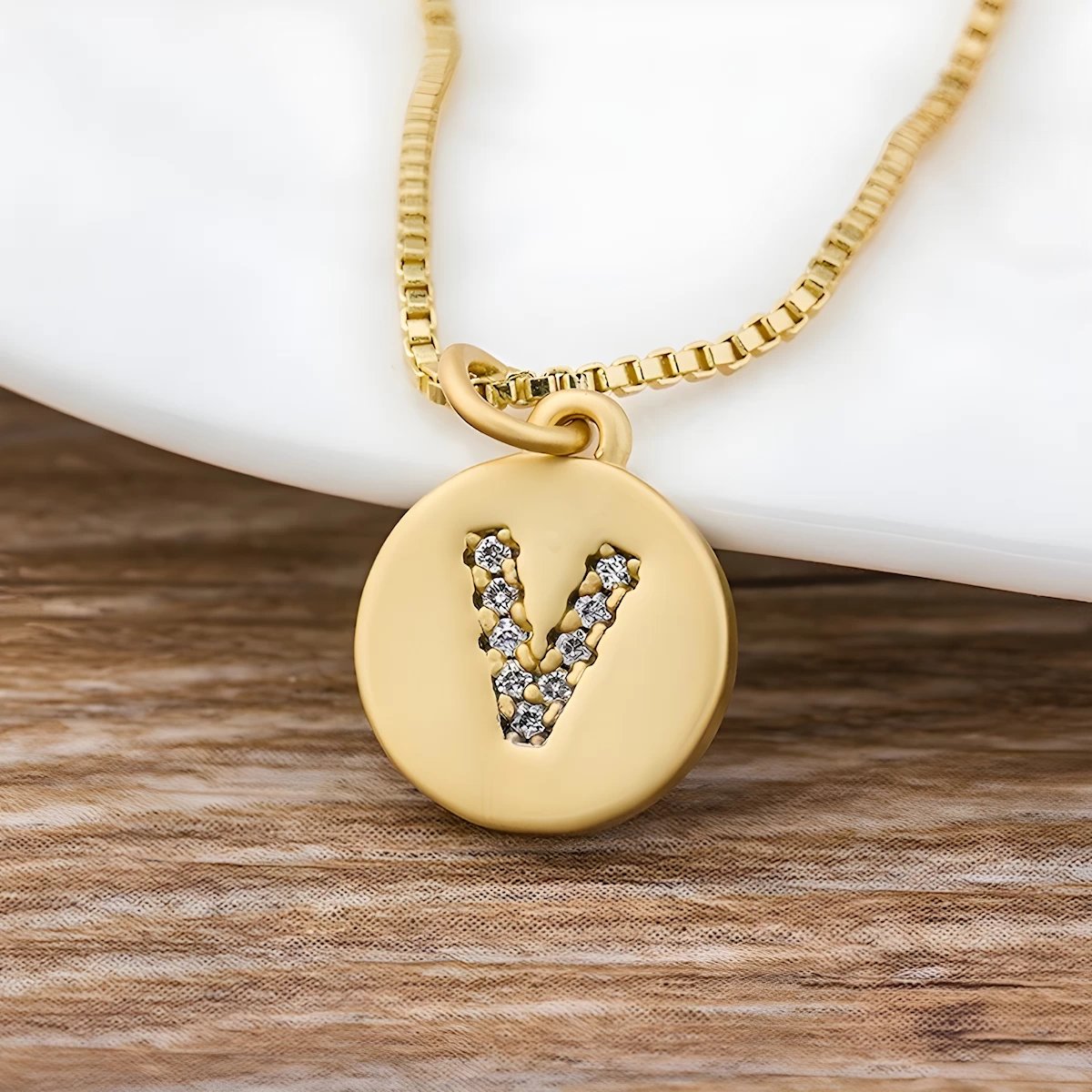 Collier Initiale | Signature Enveloppée