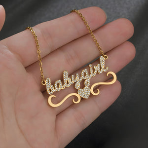 Collier Personnalisé | Coeur Brillant