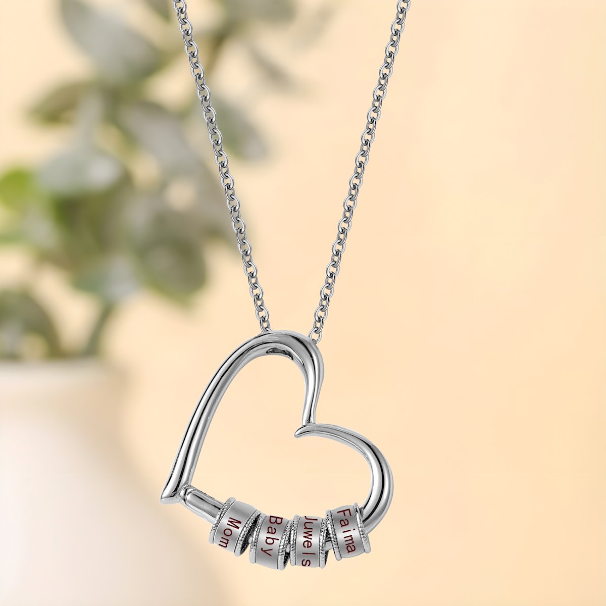 Collier Personnalisé Coeur des Proches