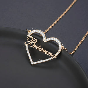 Collier Personnalisé | Coeur Éclatant