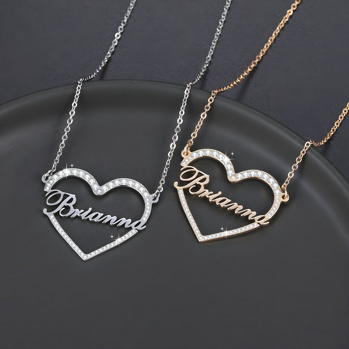 Collier Personnalisé | Coeur Éclatant