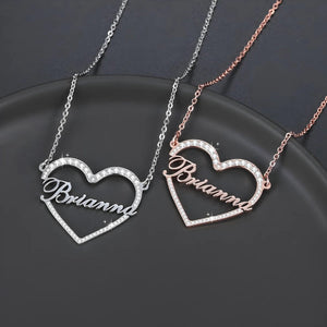 Collier Personnalisé | Coeur Éclatant