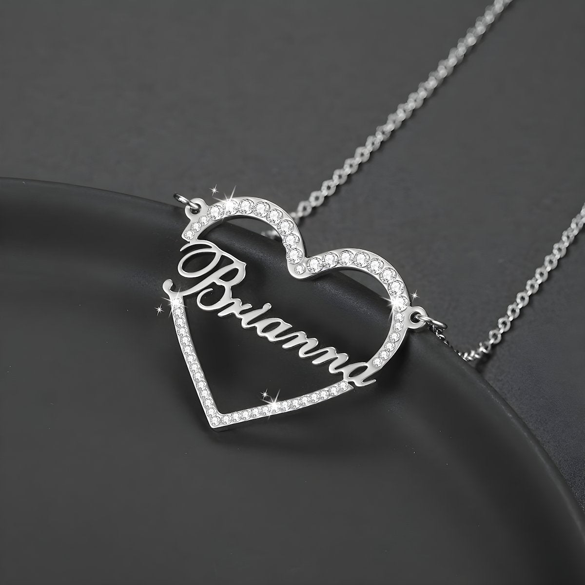 Collier Personnalisé | Coeur Éclatant
