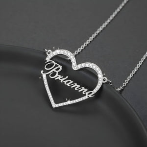 Collier Personnalisé | Coeur Éclatant