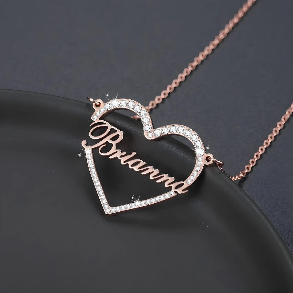 Collier Personnalisé | Coeur Éclatant
