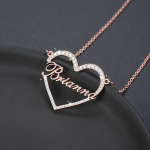 Collier Personnalisé | Coeur Éclatant