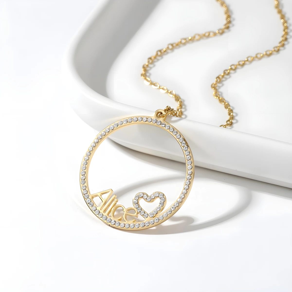 Collier Personnalisé | Halo de Coeur