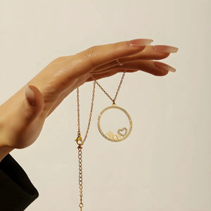 Collier Personnalisé | Halo de Coeur