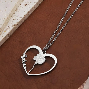 Collier Personnalisé | L’Amour en Rose