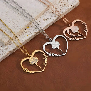Collier Personnalisé | L’Amour en Rose
