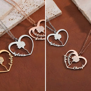 Collier Personnalisé | L’Amour en Rose