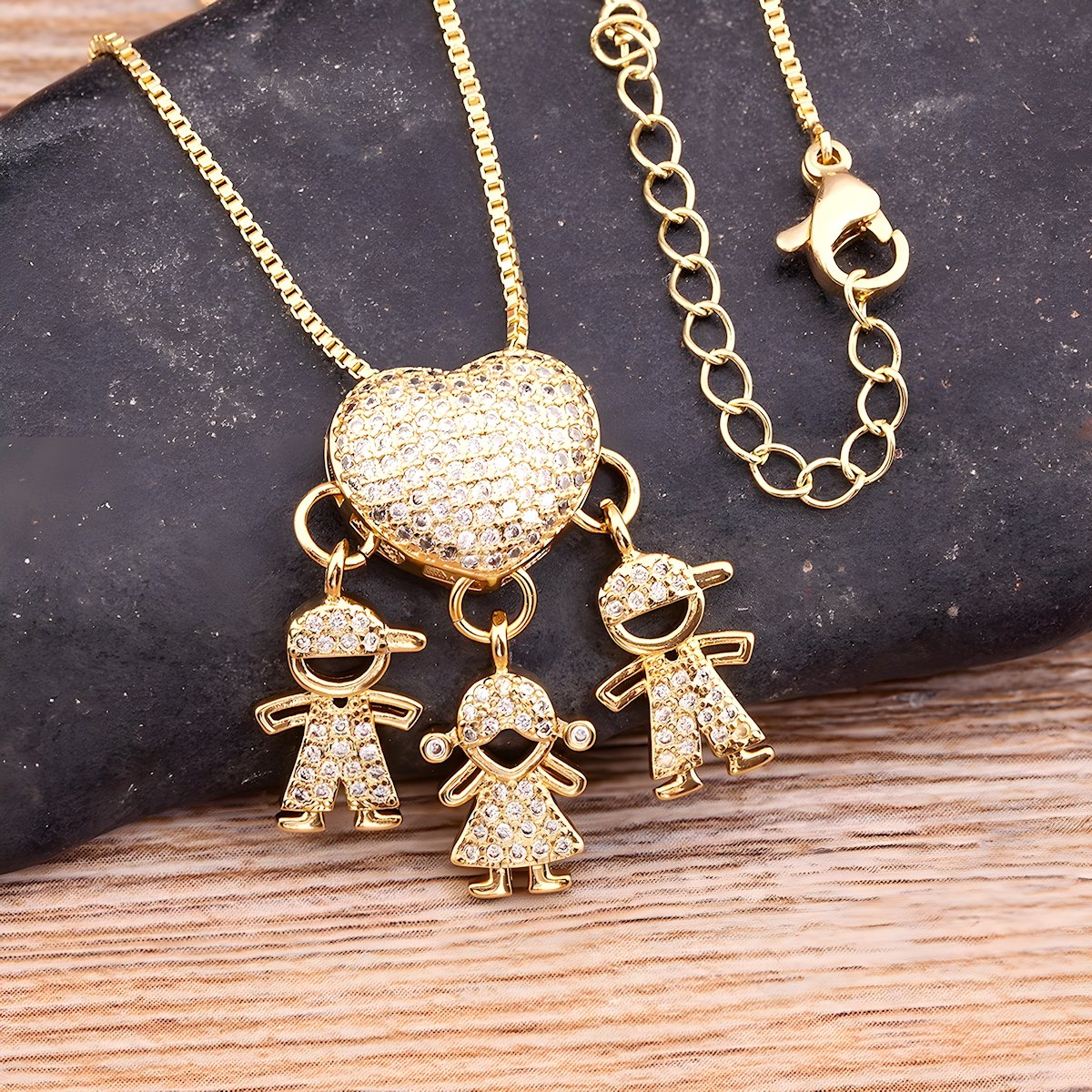 Collier Personnalisé | Les Cœurs de Mes Jours