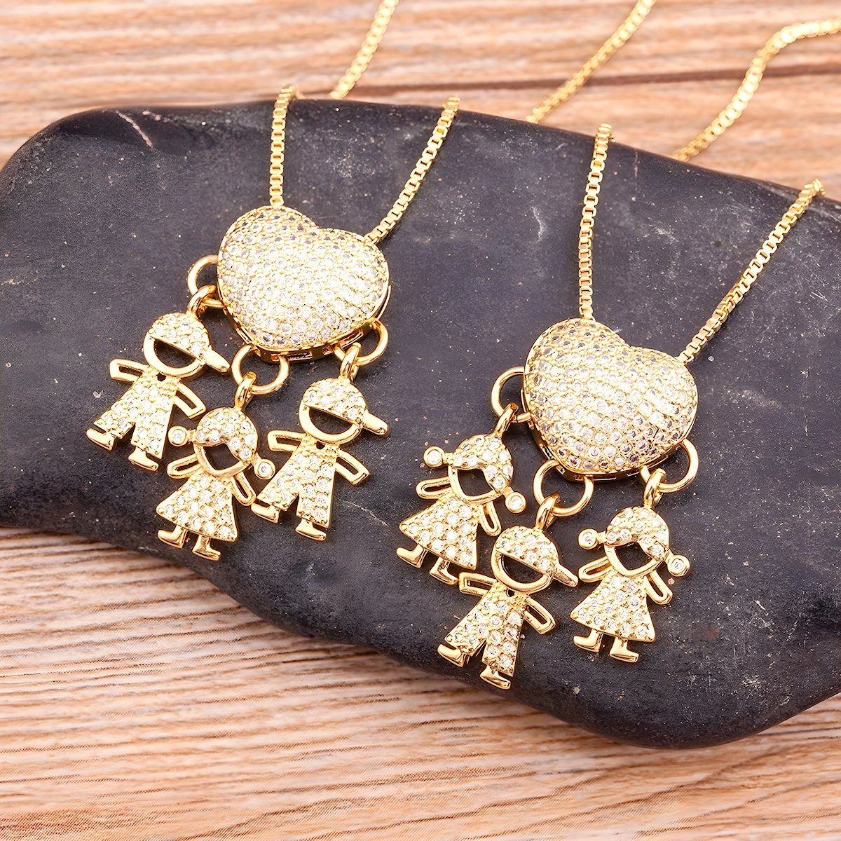 Collier Personnalisé | Les Cœurs de Mes Jours