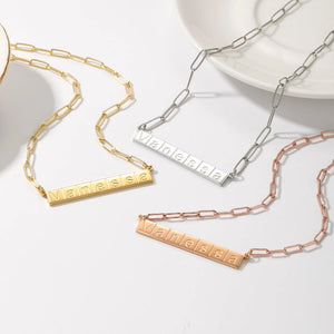 Collier Personnalisé | Monogramme Épure