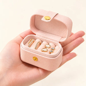 Petite Boîte à Bijoux Rose Voyage