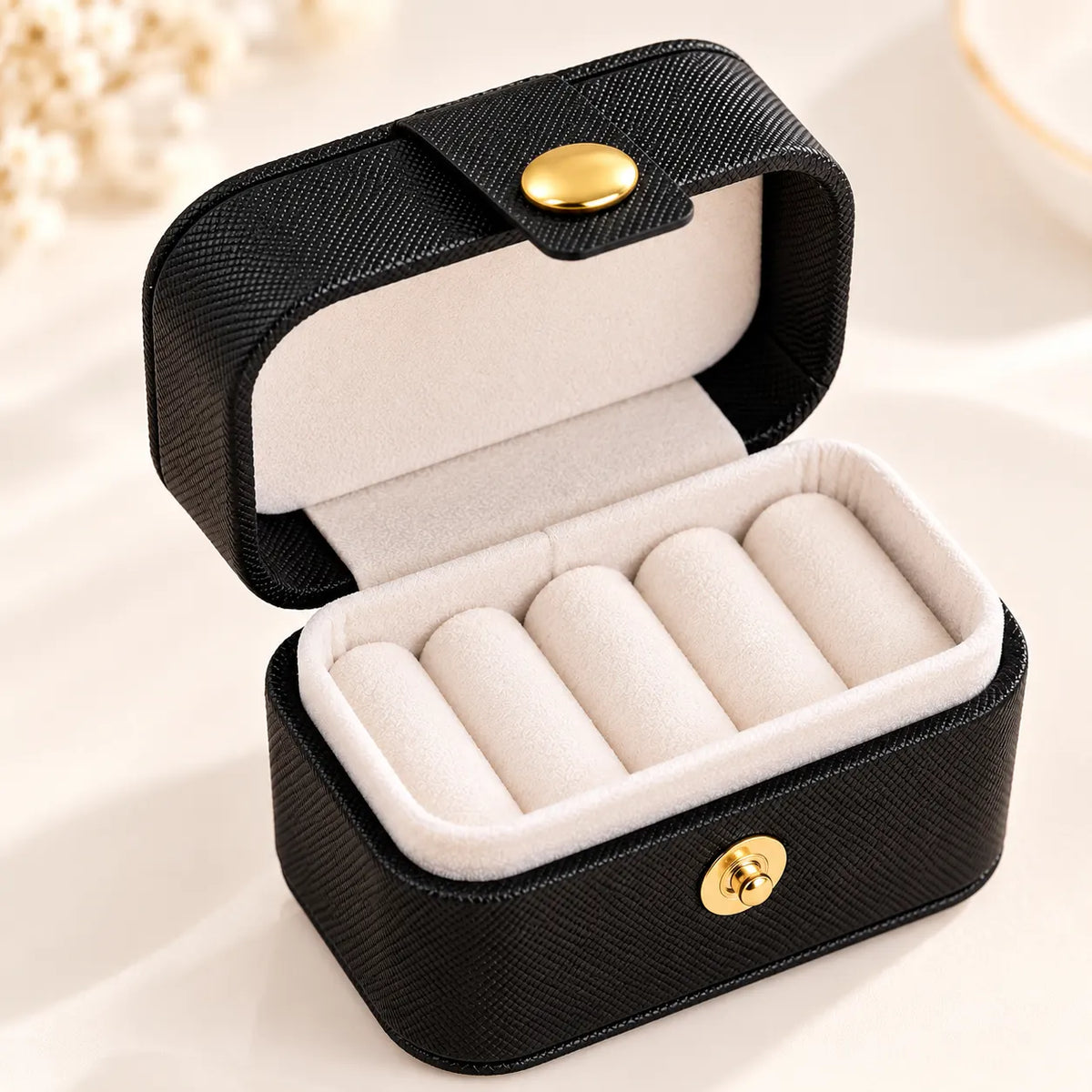 Petite Boîte à Bijoux Voyage Cuir Élégante