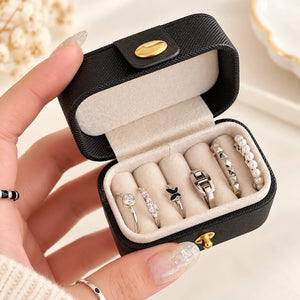 Petite Boîte à Bijoux Voyage Cuir Élégante